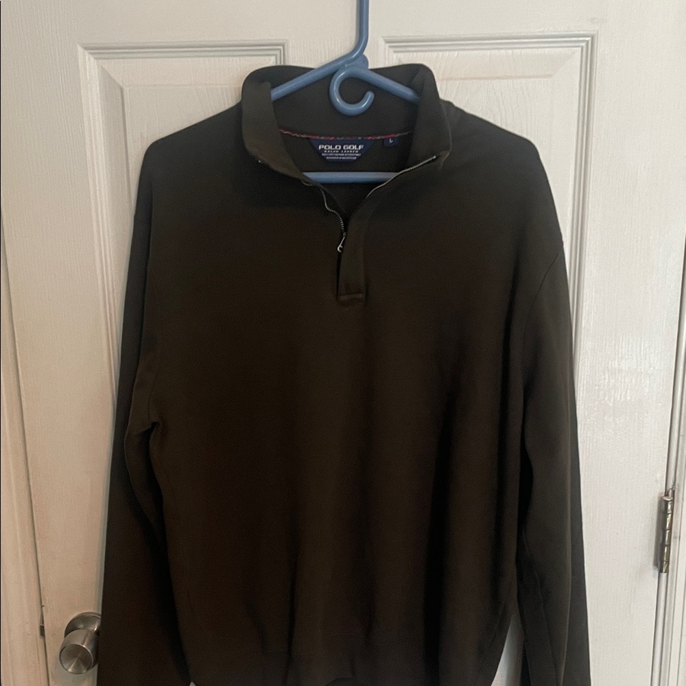 Polo by Ralph Lauren Men's Black Zip-Up Sweater